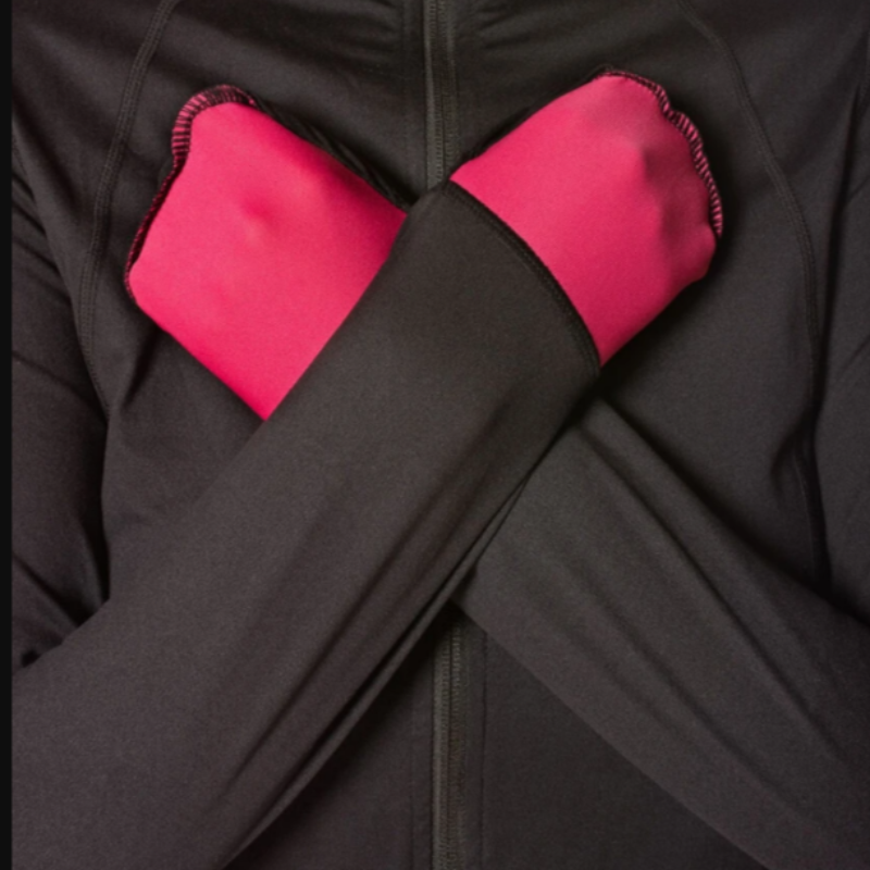 Golftini Double Zip Tech Jacket - Black/Pink
