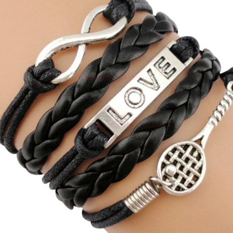 Love40 Boho Bracelet - Black