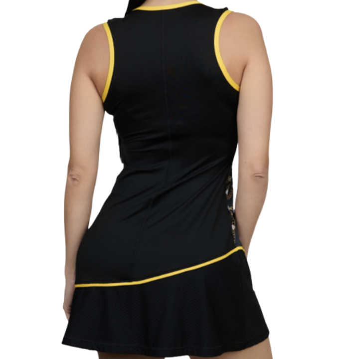 Sofibella Gold Jewel S/L Dress- Black