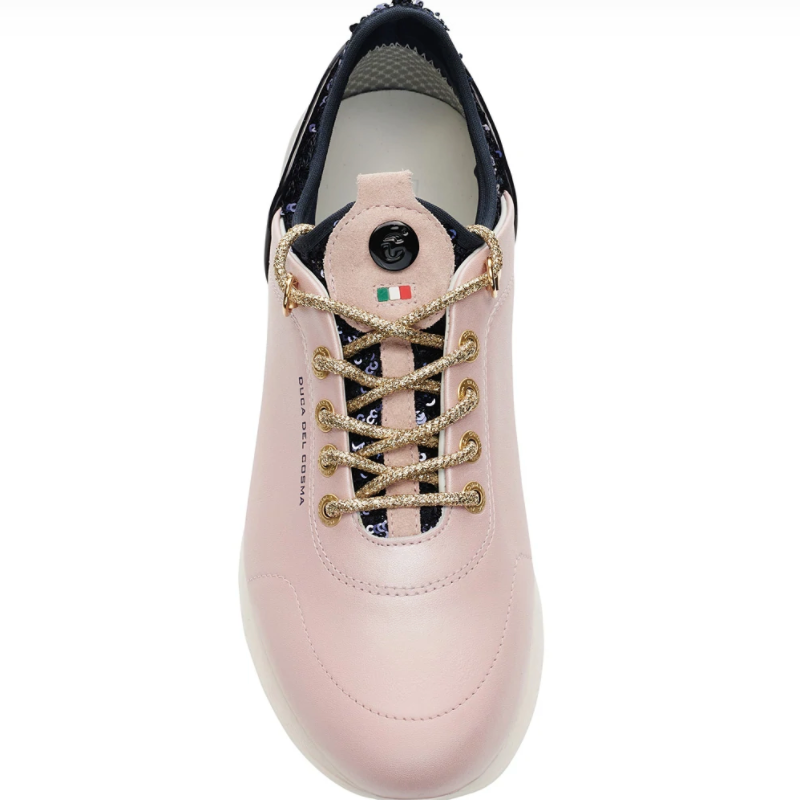 Duca Del Cosma Pose Golf Shoe - Navy/Pink