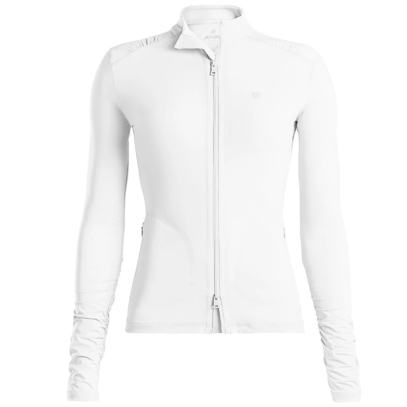 G/FORE Featherweight Full-Zip L/S Top - Snow