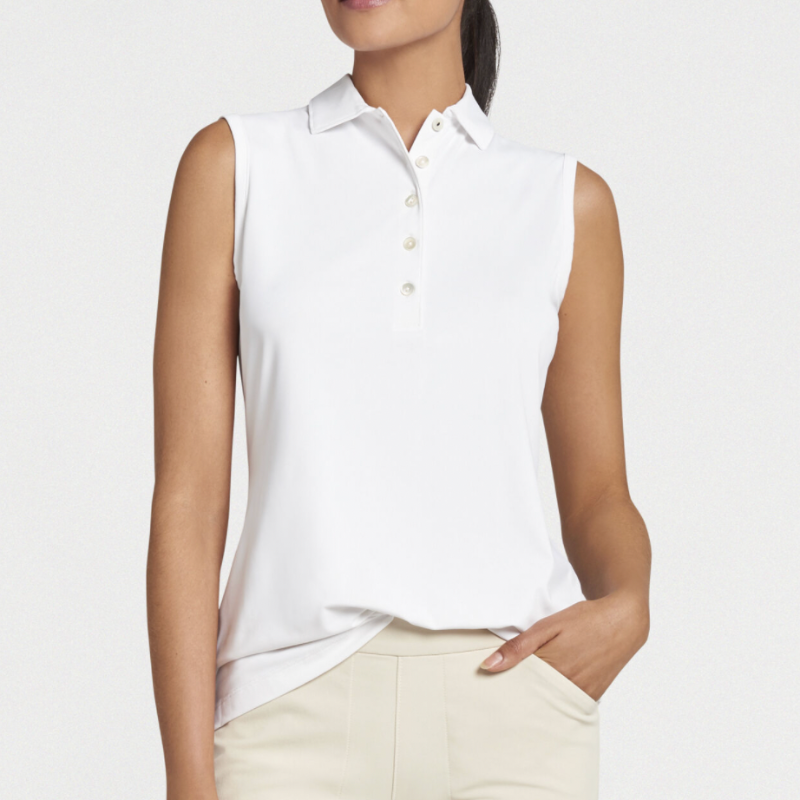 Peter Millar Perfect Fit S/L Polo - White