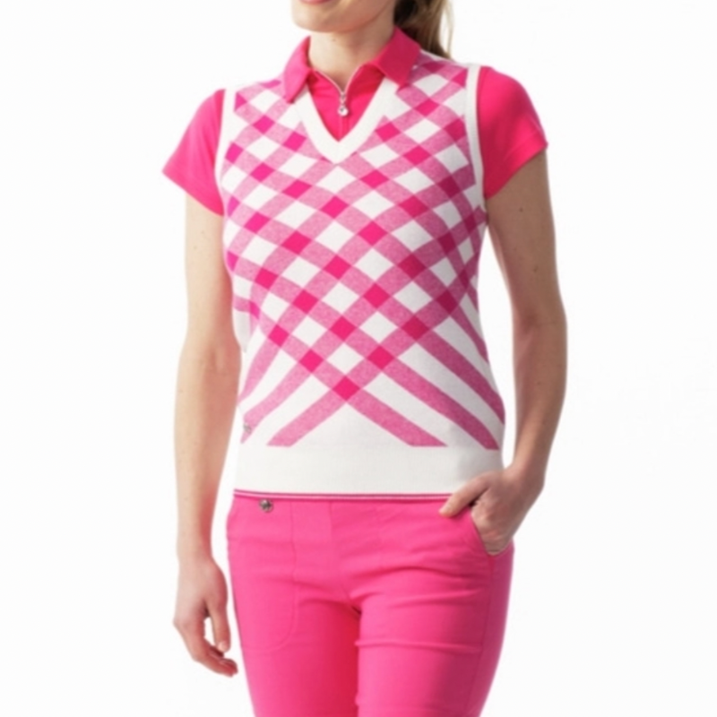 Daily Sports Laurie V-Neck Vest - Dahlia (Pink)