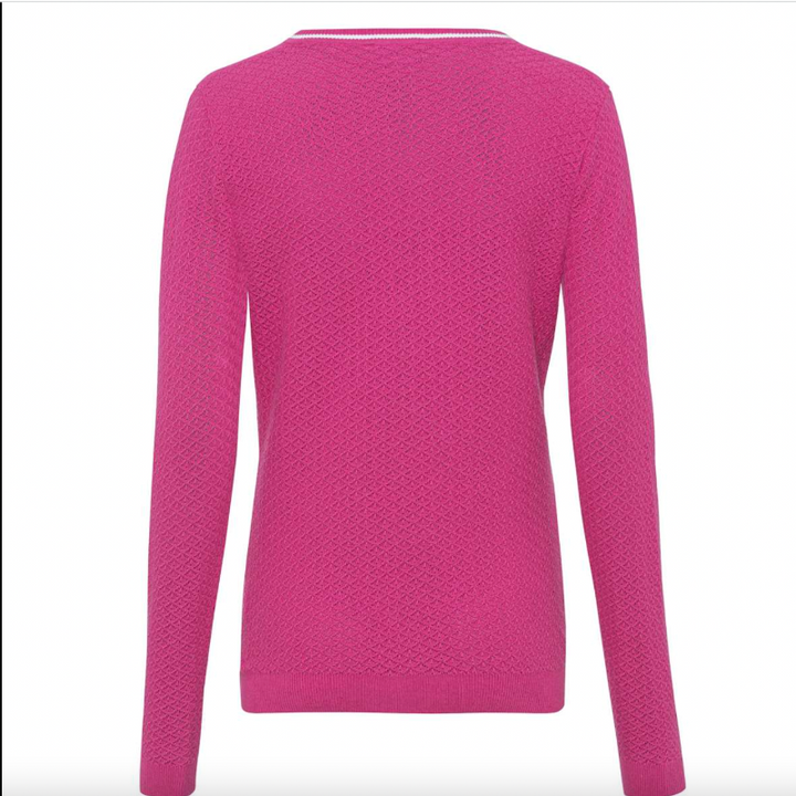 Golfino Out of Bounds V-Neck Pullover - Pink