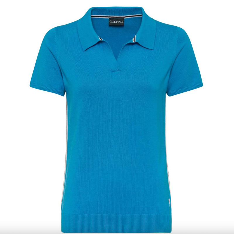 Golfino Perfect Round S/S Polo - Turquoise