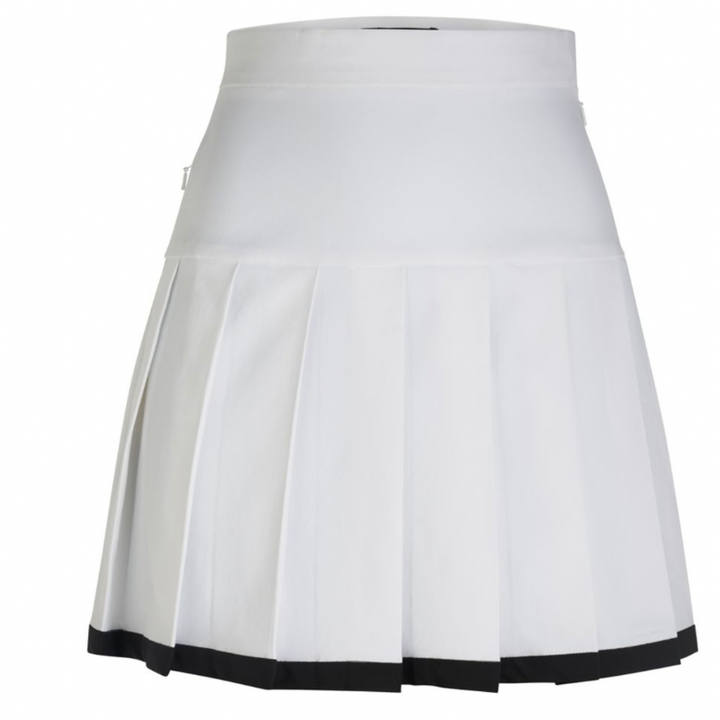 JL Golf Malika Pleated Skirt - White