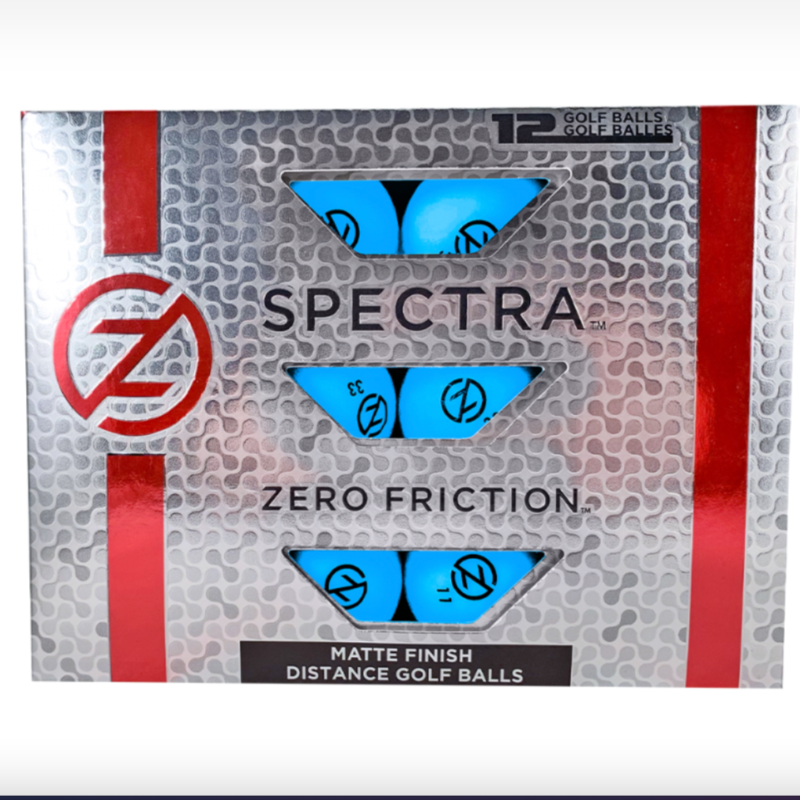 Zero Friction Spectra Golf Balls - 4 pack - Blue