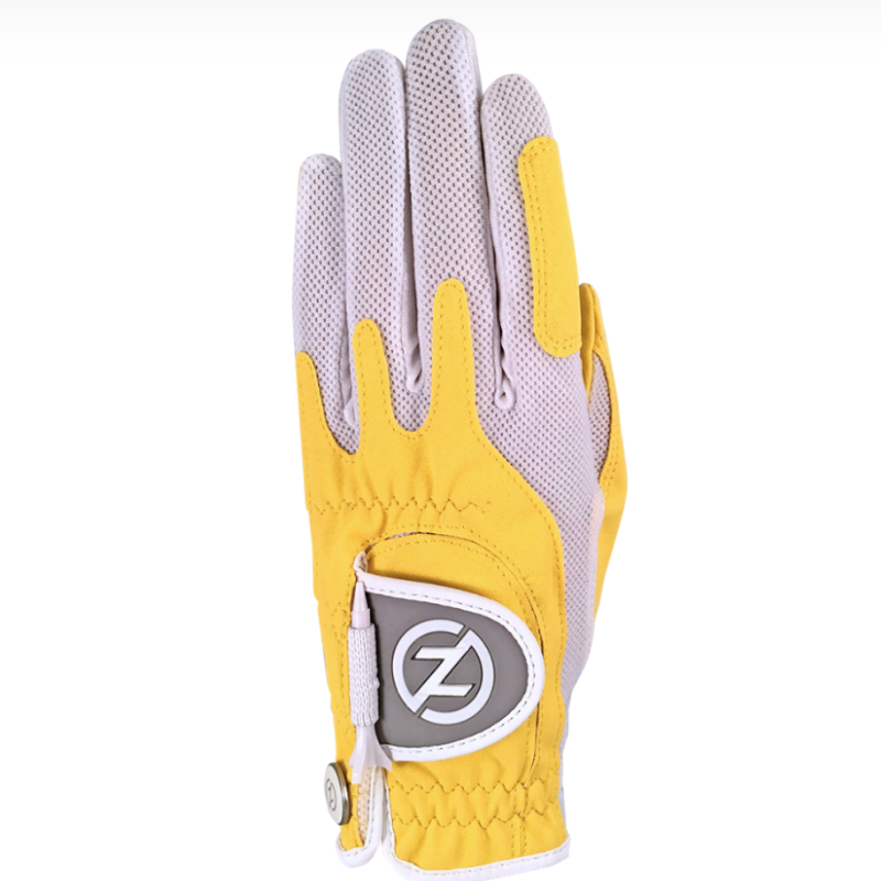 Zero Friction Synthetic Golf Glove (Left) - Yellow