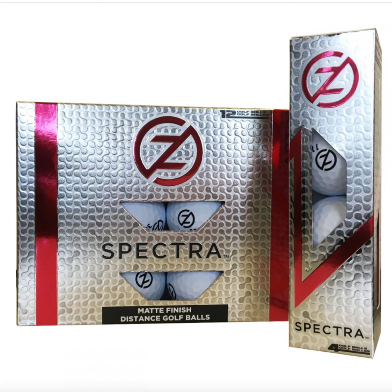 Zero Friction Spectra Golf Balls - 4 pack - White
