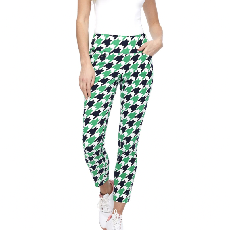 Swing Control Hopscotch Pant (28") - Green/White/Navy