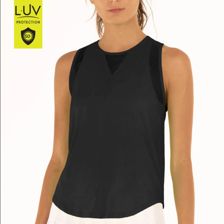 Lucky In Love Chill Out Tank - Black