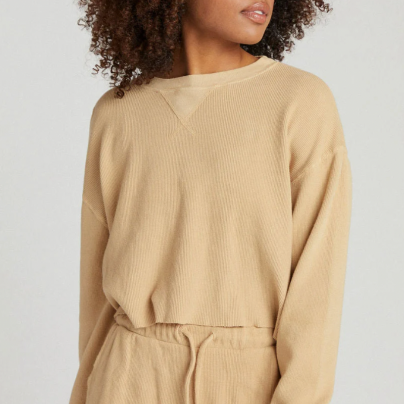 Strut This Axel Pullover - Cashew