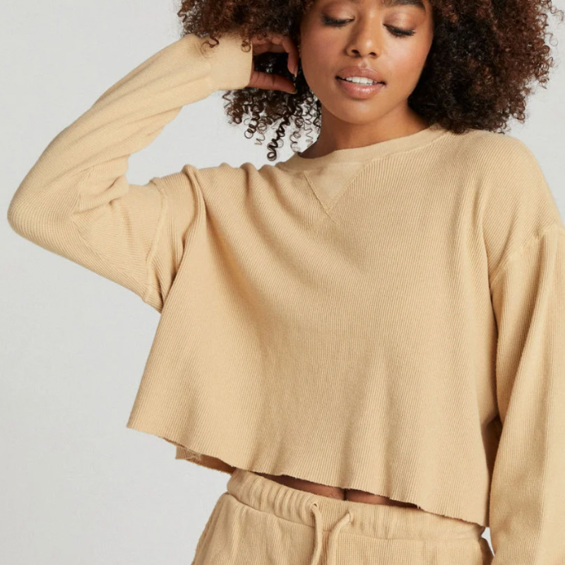 Strut This Axel Pullover - Cashew