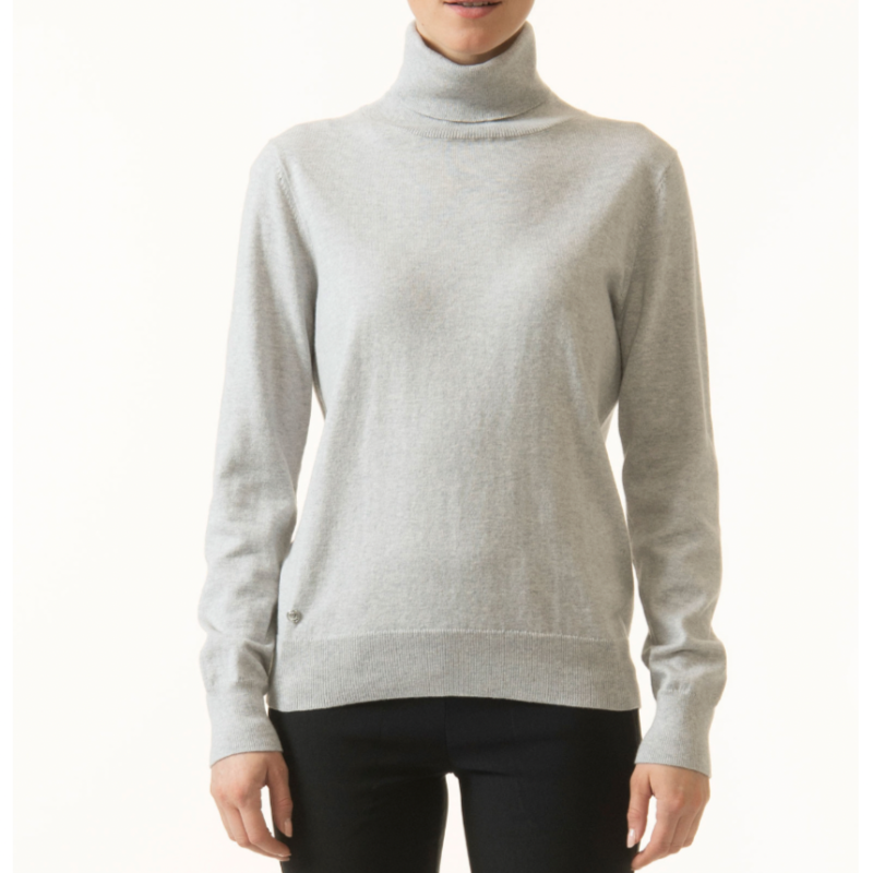 Daily Sports Trissie Roll-Neck Sweater - Stone