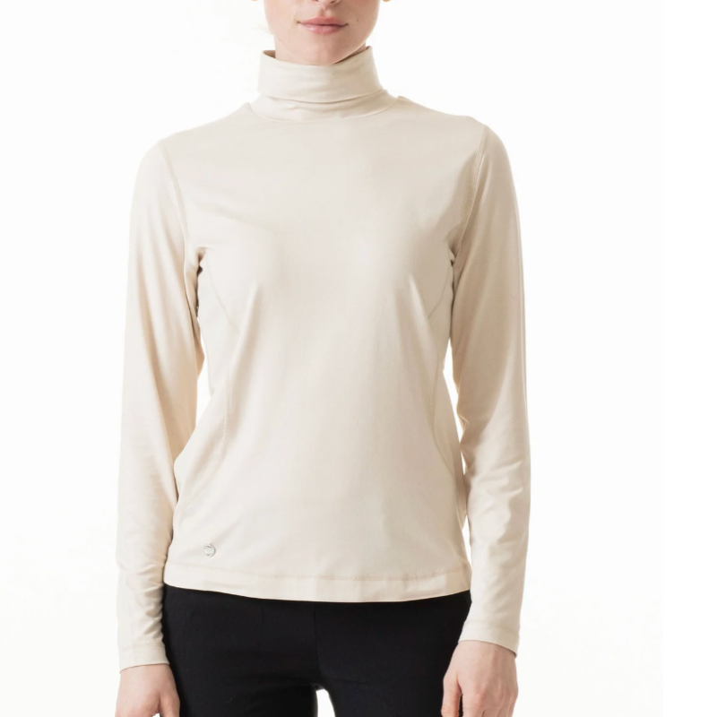 Daily Sports Agnes L/S Roll Neck - Beige