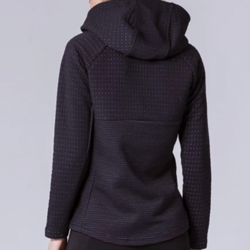 Levelwear Solstice Hooded Zip Jacket - Black/Pebble