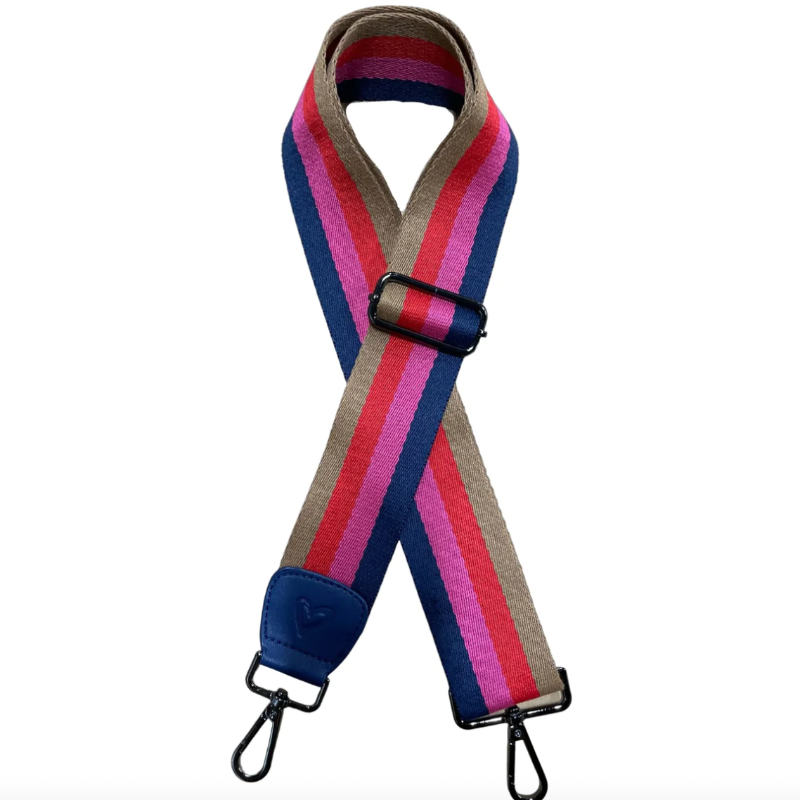 preneLOVE 2" Stripe Bag Strap - Pink/Red/Blue/Tan