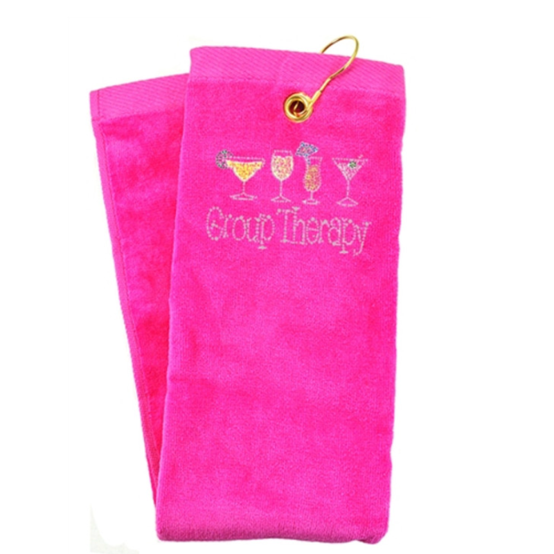 Navika Golf Towel - Pink - Group Therapy