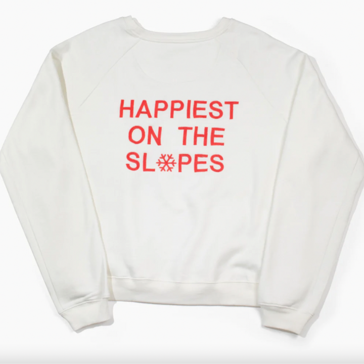 CourtLife Happiest On The Slopes Sweatshirt