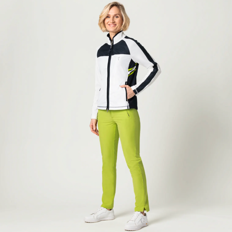 Golfino Drive Sweat Jacket - Optic White