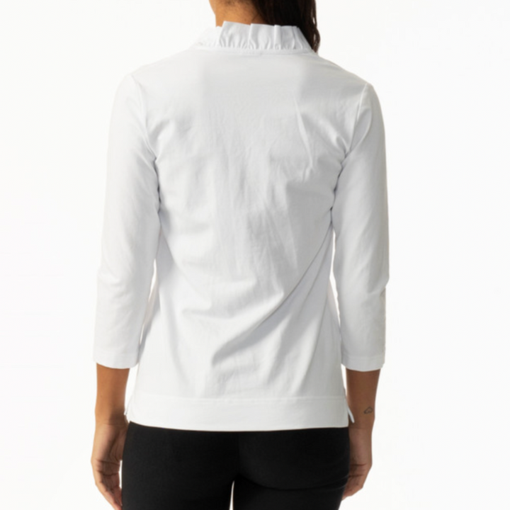 Daily Sports Patrice 3/4 Sleeve Mock - White