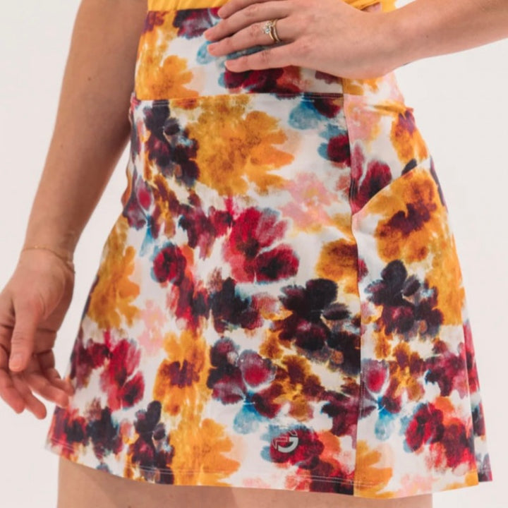 Foray Golf Abstract Floral Skort - Multi