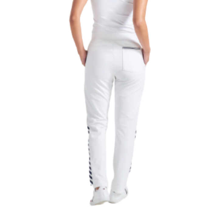 L'Oeuf Poche Baseline Warmup Pants - White