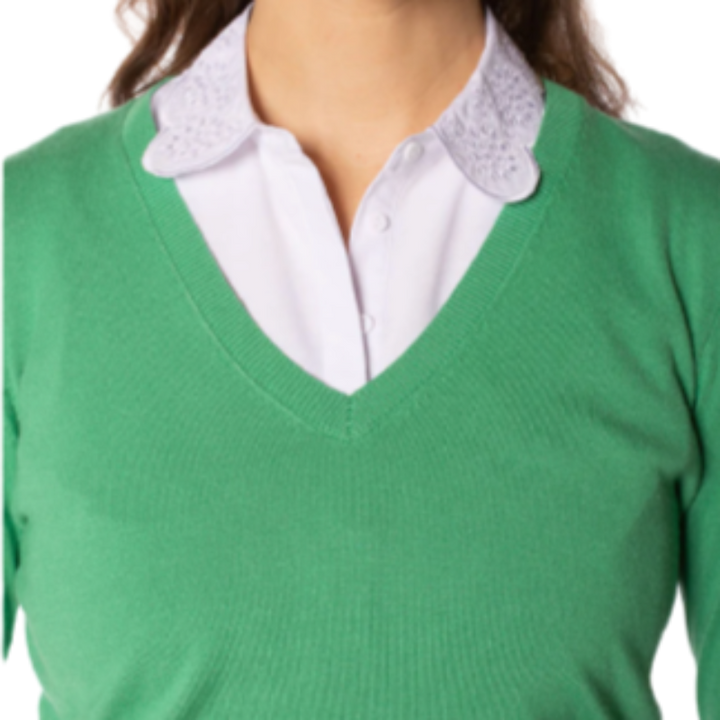 Golftini V-Neck Sweater - Kelly Green