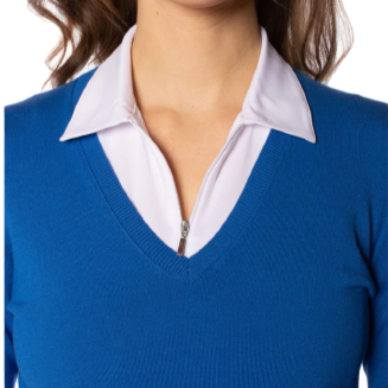 Golftini V-Neck Sweater - Royal Blue