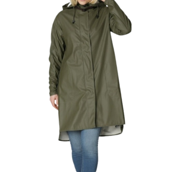 Ilse Jacobsen Raincoat - Army Green