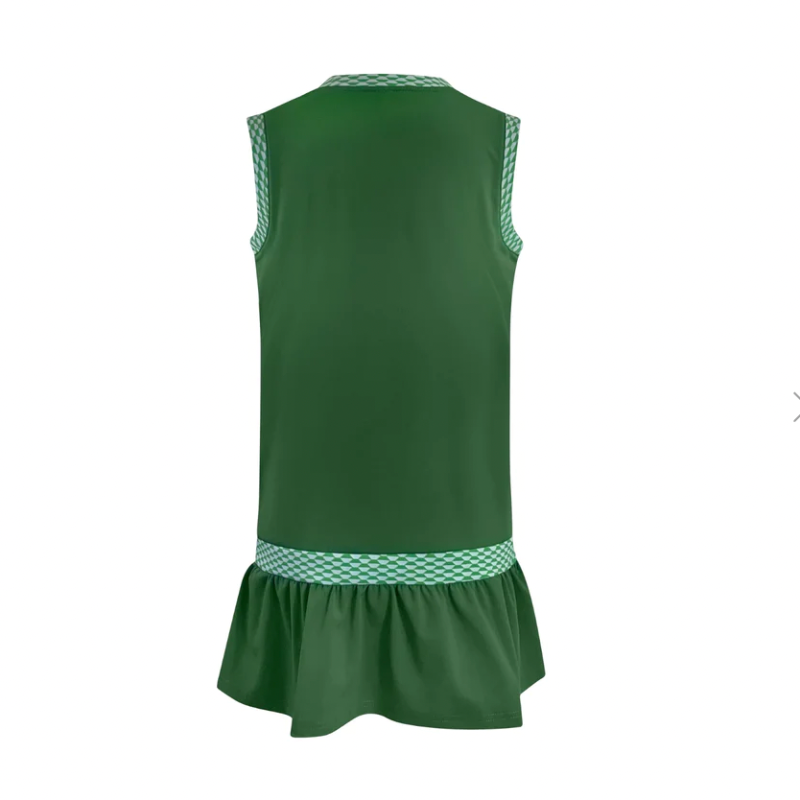 Marie Birdie Girls Love Street Dress - Green Hex
