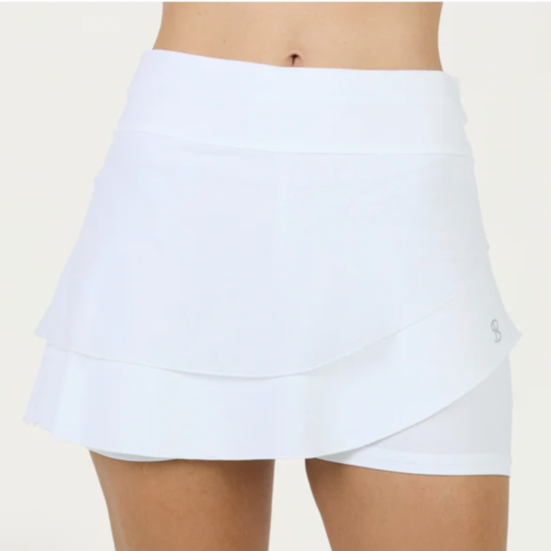 Sofibella Bliss 13" Skort - White