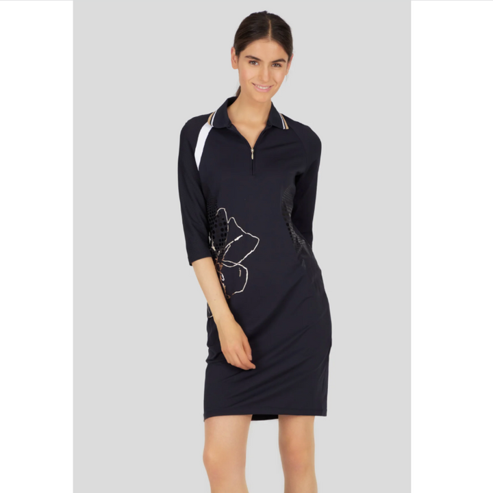 Sportalm Hamptons Olena 3/4 Sleeve Dress - Deep Water