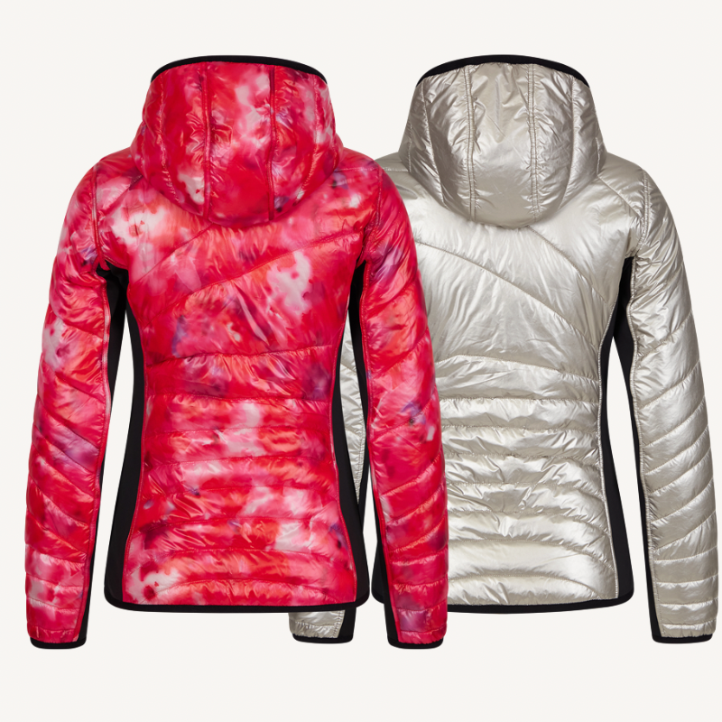 Sportalm Samira Reversible Jacket - Silver/Fuchsia