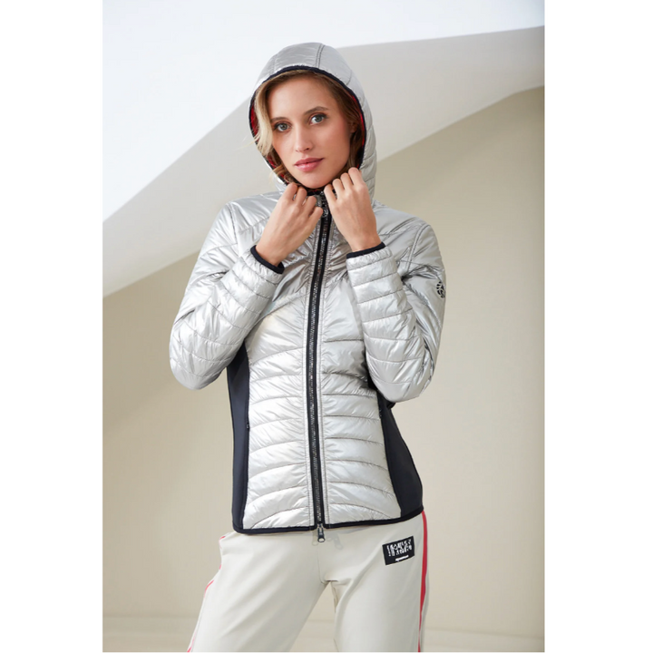 Sportalm Samira Reversible Jacket - Silver/Fuchsia