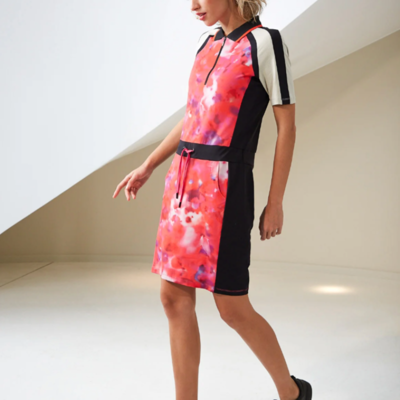 Sportalm Sorrow S/S Printed Dress - Fuchsia