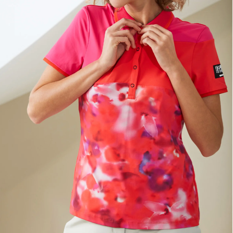 Sportalm Spring S/S Polo - Fuchsia