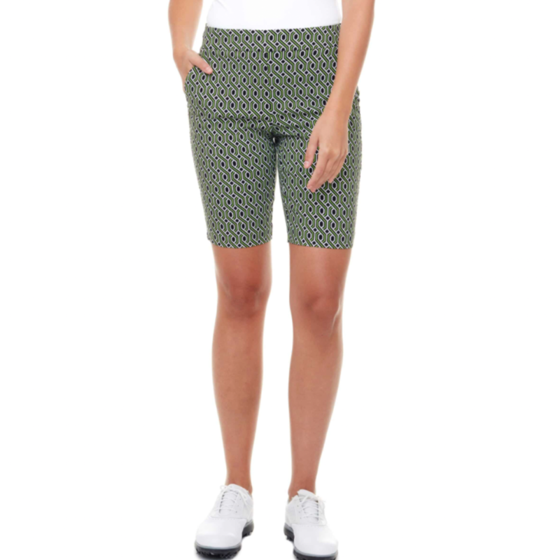 Swing Control Emerald Links Shorts (10") - Black/Green