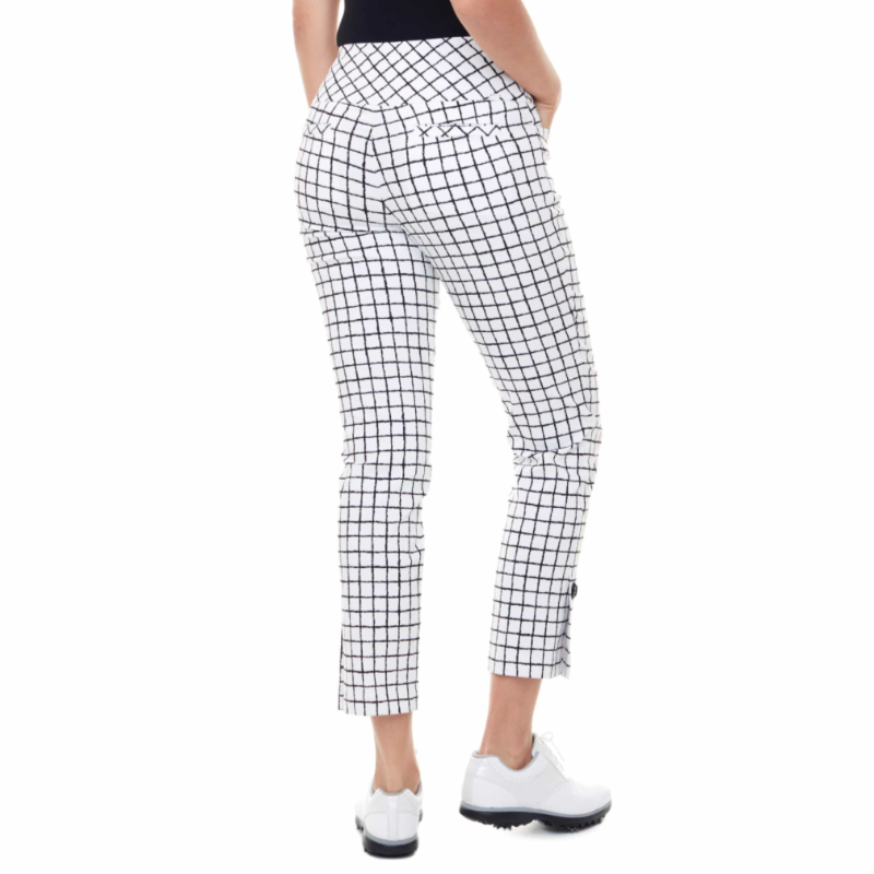 Swing Control Pants (28") - Black/White Grid