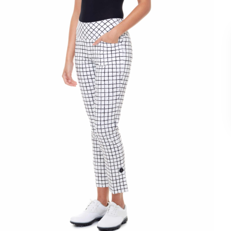 Swing Control Pants (28") - Black/White Grid