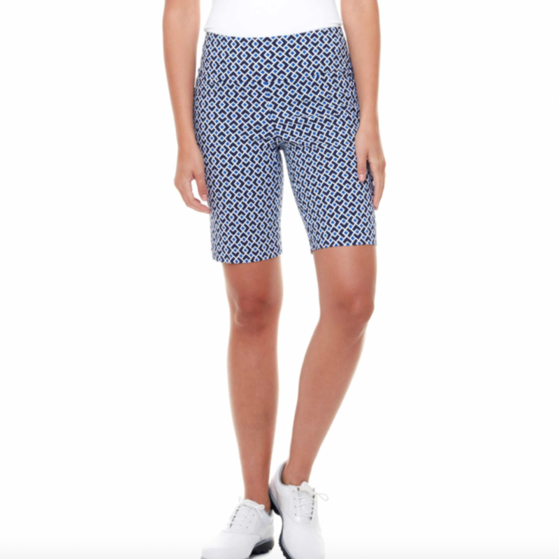 Swing Control Puzzle Shorts (10") - Black/Blue/White