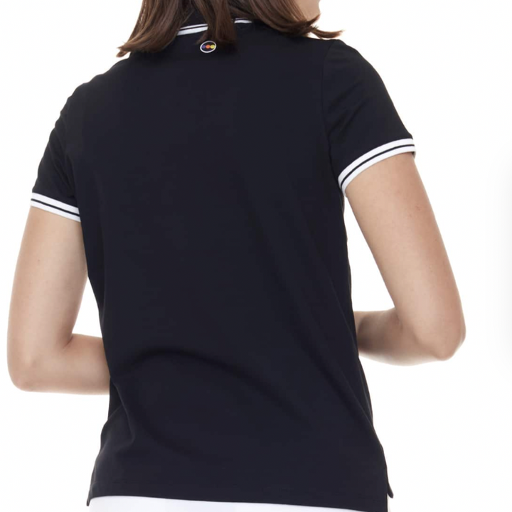 Swing Control S/S Pique Polo - Black