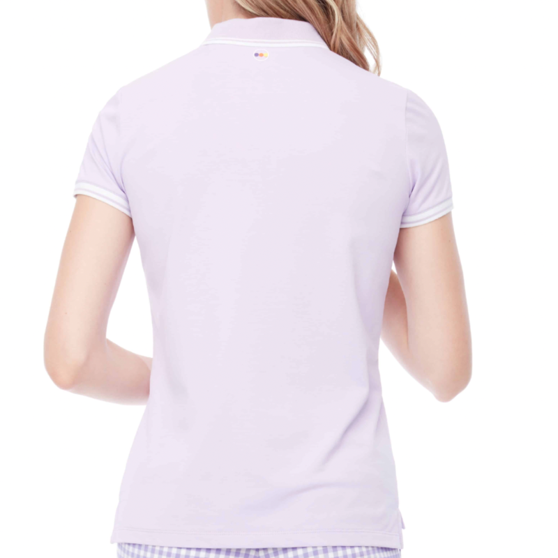 Swing Control S/S Pique Polo - Lilac