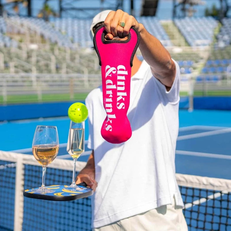 Swinton Pickleball Ball & Wine Bag - Pink