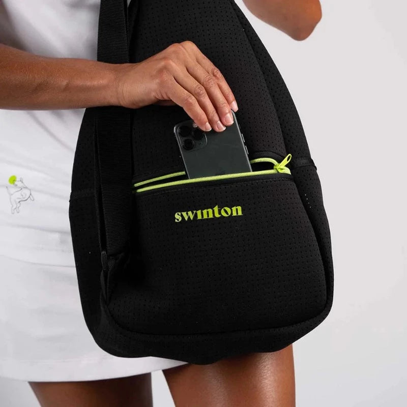 Swinton Pickleball Sling Bag - Black