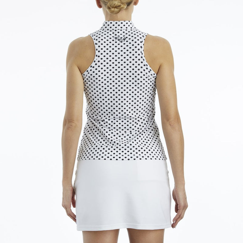 Tzu Tzu Bella Mock Top - Polka Dotty