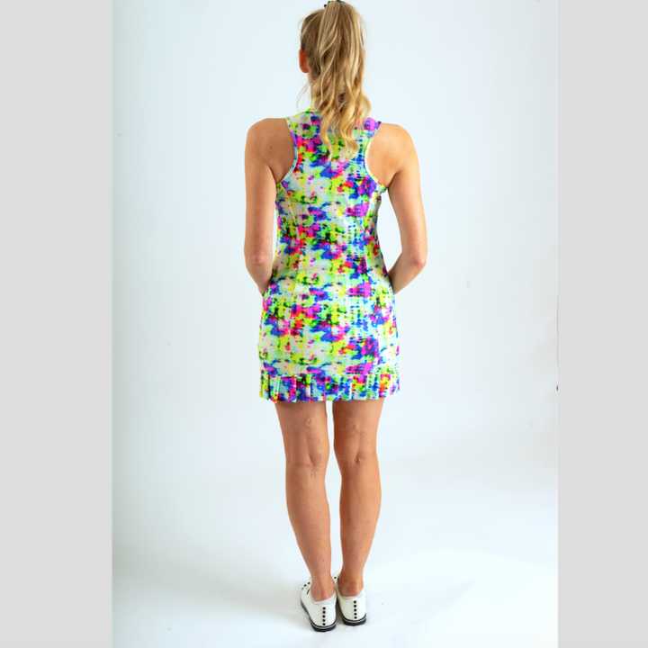 Tzu Tzu Shiloh Dress - Aura (Multi-Colour)