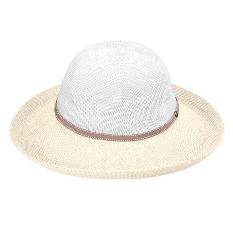 Wallaroo Victoria 2 Tone Hat - White/Natural