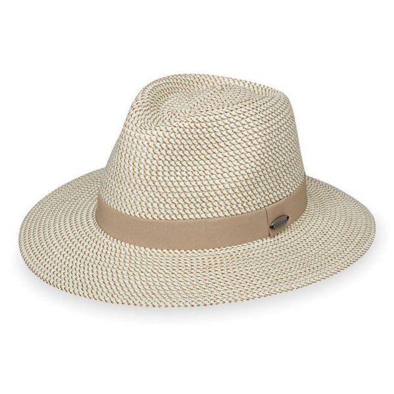 Wallaroo Charlie Fedora - Ivory/Taupe
