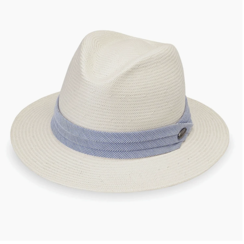 Wallaroo Monterey Hat - Natural/Blue